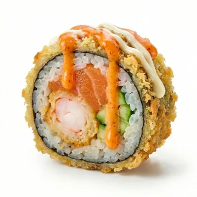 Vulcano tempura maki - 10tk