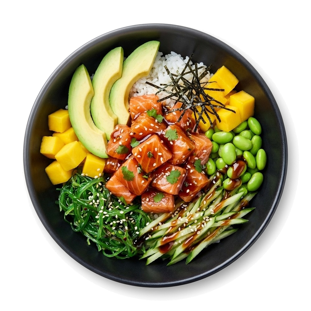 Поке с лососем