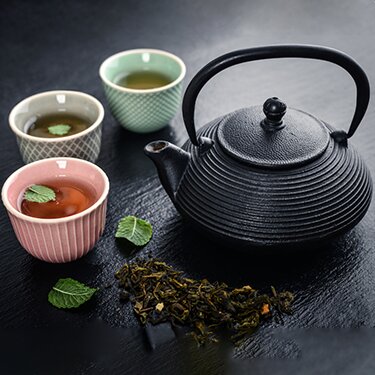 Tee kannuga - roheline jasmiiniga